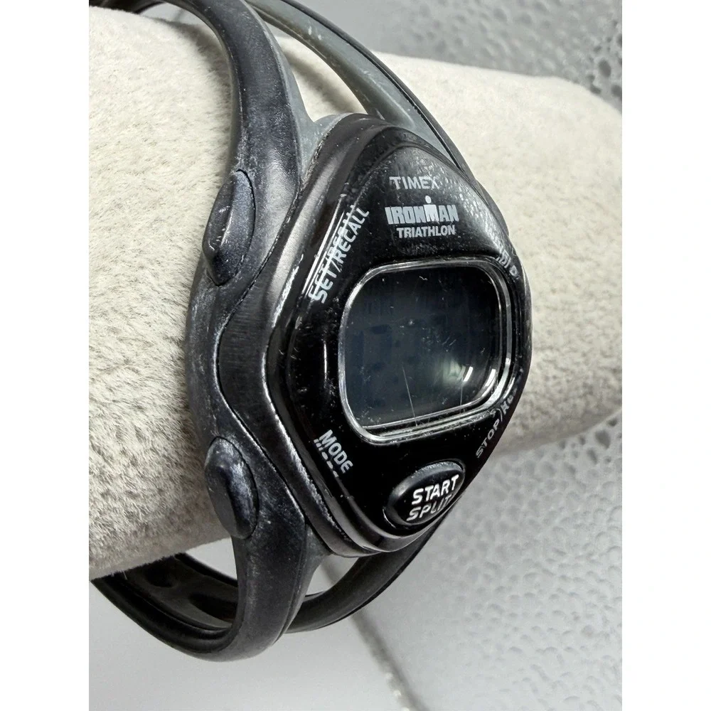 Timex Ironman Triathlon Watch Ladies Digital T5K039 50 Lap 34MM 7.5